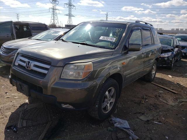 HONDA PILOT EX 2006 with VIN 5FNYF185X6B013470 - Photo from auction