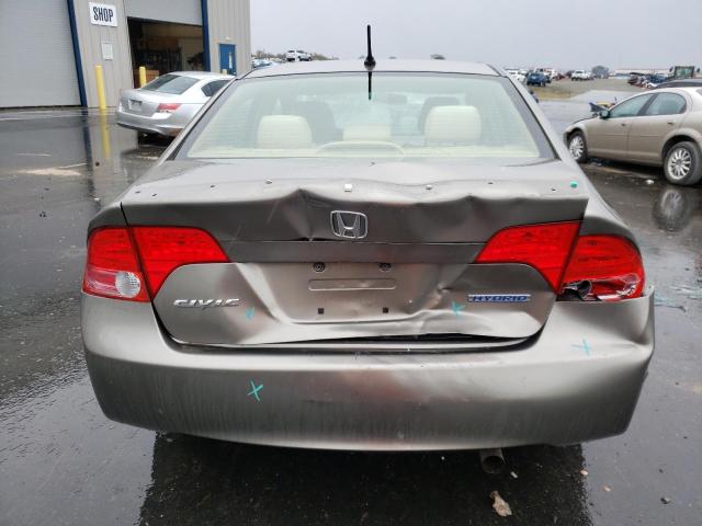 Photo 6 from auction – 2008 HONDA CIVIC HYBR with VIN JHMFA362X8S021387