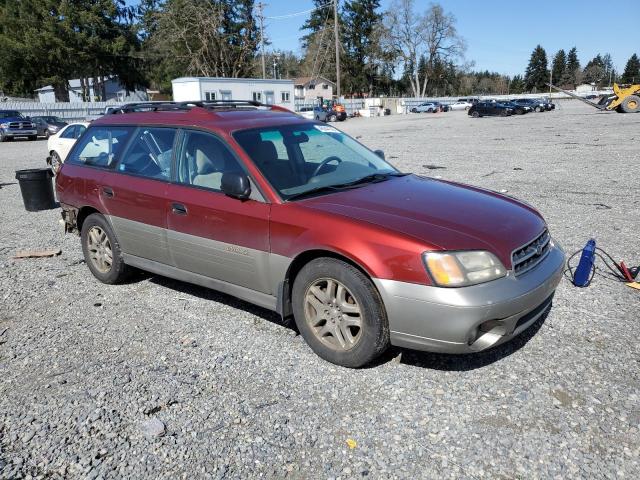 Photo 4 from auction – 2002 SUBARU LEGACY OUT with VIN 4S3BH665627640229