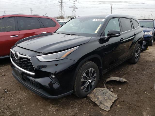 TOYOTA HIGHLANDER 2021 with VIN 5TDHZRBH5MS533870 - Photo from auction