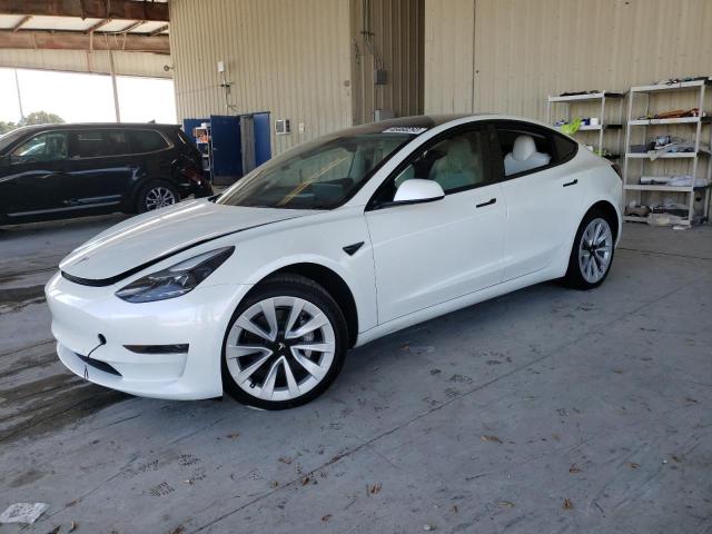 TESLA MODEL 3 2022 with VIN 5YJ3E1EA3NF321318 - Photo from auction