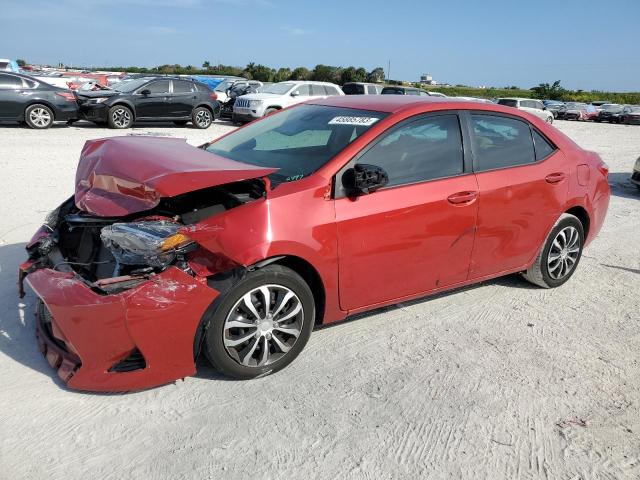 TOYOTA COROLLA L 2019 with VIN 5YFBURHE9KP866497 - Photo from auction