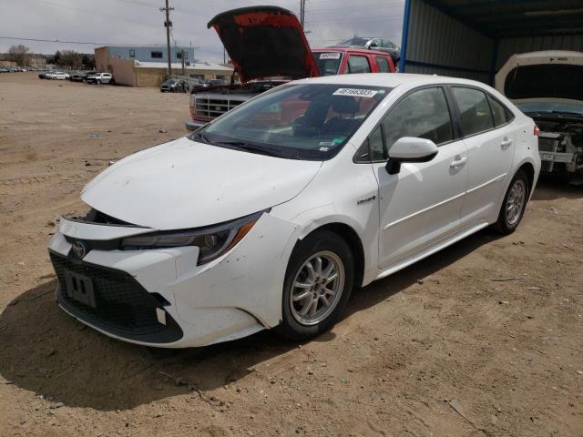 TOYOTA COROLLA LE 2021 with VIN JTDEAMDE3MJ010179 - Photo from auction