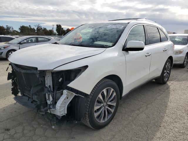 ACURA MDX TECHNO 2016 with VIN 5FRYD4H41GB022220 - Photo from auction