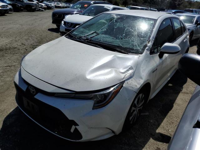 TOYOTA COROLLA LE 2021 with VIN JTDEAMDE3MJ031095 - Photo from auction