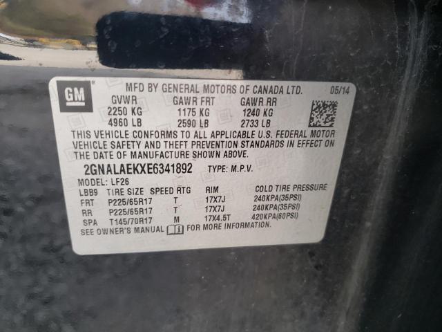 Photo 14 from auction – 2014 CHEVROLET EQUINOX LS with VIN 2GNALAEKXE6341892