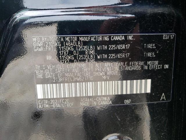 Photo 14 from auction – 2017 TOYOTA RAV4 XLE with VIN 2T3RFREV3HW621710