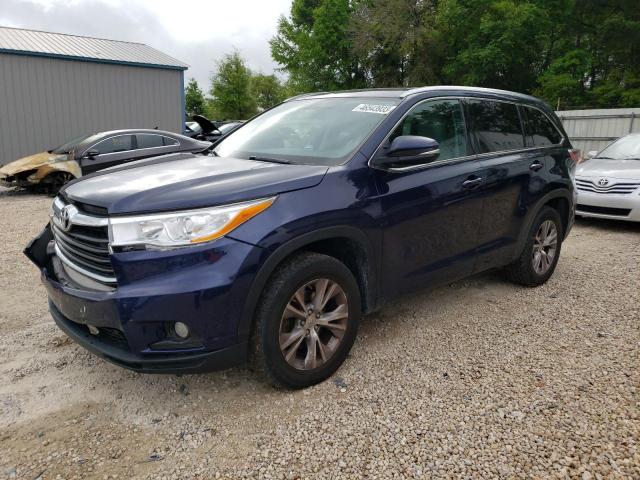 TOYOTA HIGHLANDER 2014 with VIN 5TDKKRFH9ES008199 - Photo from auction