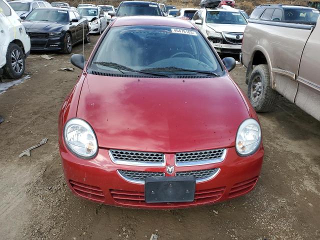 Photo 5 from auction – 2005 DODGE NEON SXT with VIN 1B3ES56C45D209547
