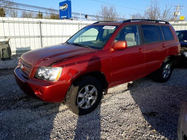 TOYOTA HIGHLANDER 2002 with VIN JTEHD21A220013504 - Photo from auction