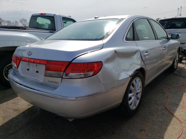 Photo 3 from auction – 2008 HYUNDAI AZERA SE with VIN KMHFC46F98A255980