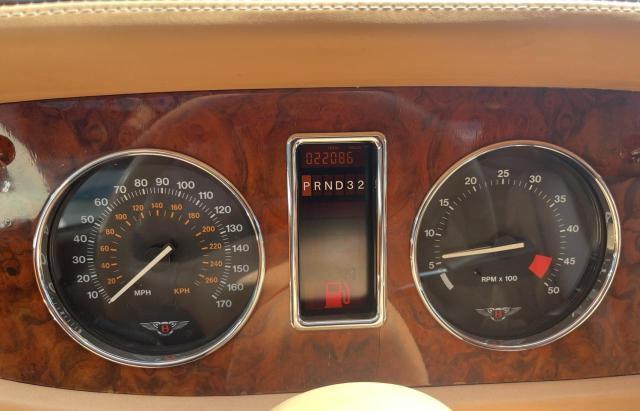 Photo 8 from auction – 2000 BENTLEY AZURE with VIN SCBZK22E5YCX62016