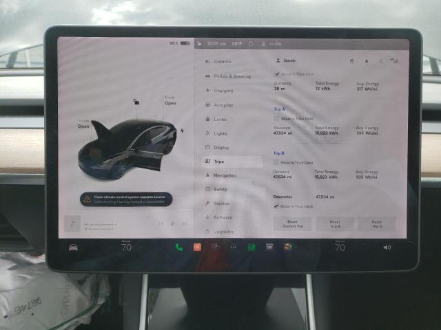 Photo 9 from auction – 2020 TESLA MODEL 3 with VIN 5YJ3E1EC0LF713154