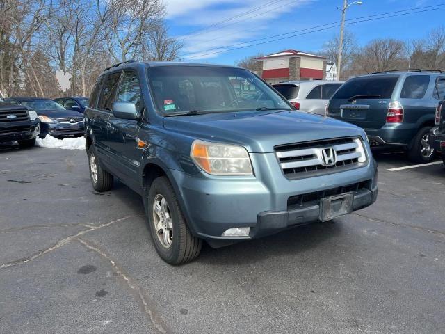 HONDA PILOT EX 2007 with VIN 2HKYF18407H520551 - Photo from auction