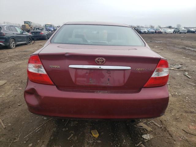 Photo 6 from auction – 2002 TOYOTA CAMRY LE with VIN 4T1BE32K22U007453