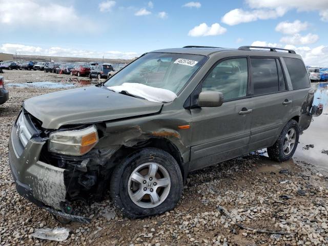 HONDA PILOT EXL 2007 with VIN 2HKYF18737H510834 - Photo from auction