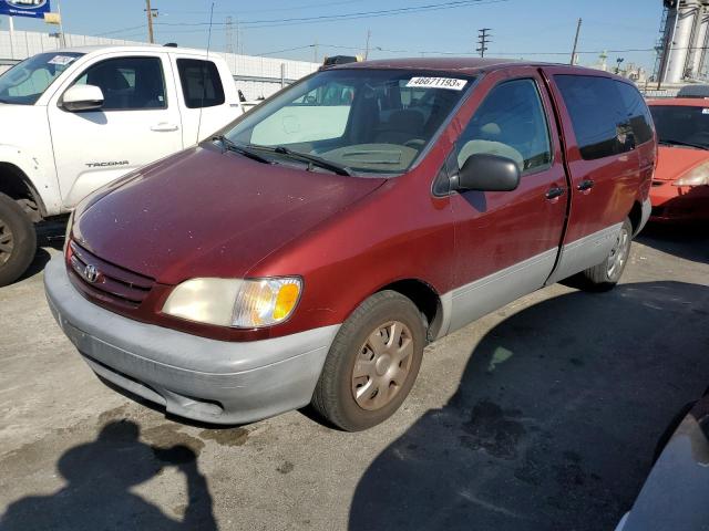 Photo 1 from auction – 2001 TOYOTA SIENNA CE with VIN 4T3ZF19C71U355026