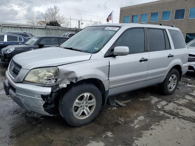 HONDA PILOT EXL 2005 with VIN 5FNYF18595B061881 - Photo from auction