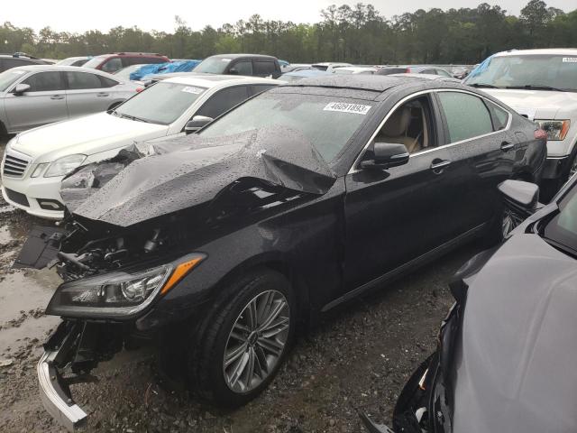 GENESIS G80 BASE 2018 with VIN KMHGN4JE4JU281243 - Photo from auction