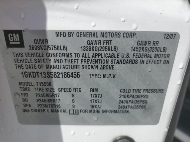 Photo 14 from auction – 2008 GMC ENVOY with VIN 1GKDT13S582186456