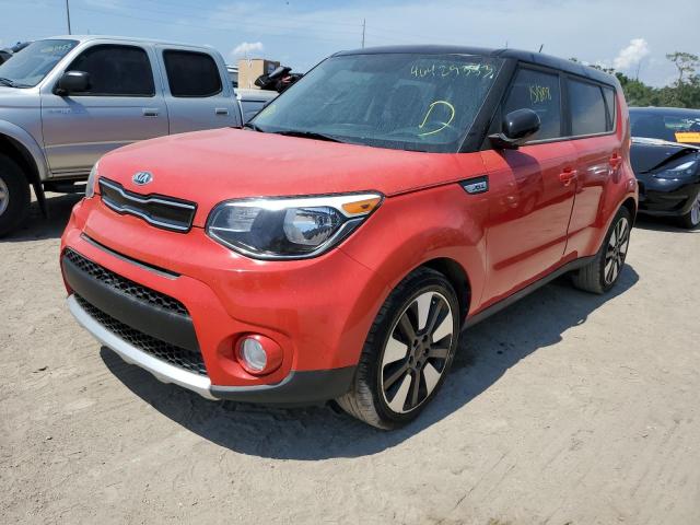 KIA SOUL + 2017 with VIN KNDJP3A53H7494000 - Photo from auction