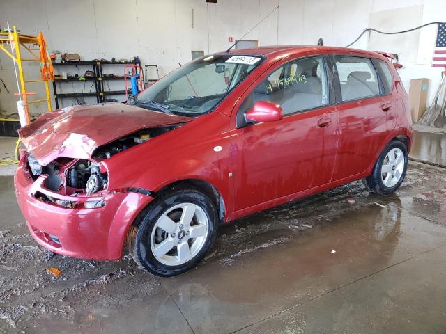 CHEVROLET AVEO BASE 2008 with VIN KL1TD66608B078088 - Photo from auction