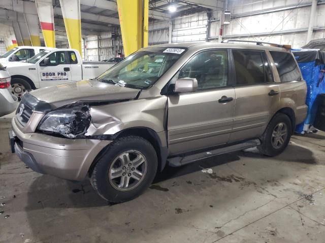 HONDA PILOT EXL 2004 with VIN 2HKYF18694H558888 - Photo from auction