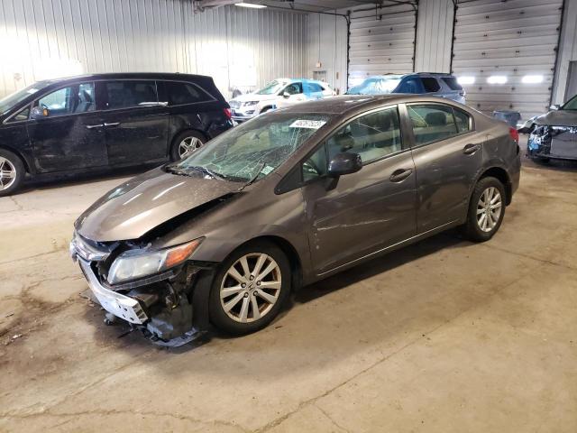 HONDA CIVIC EX 2012 with VIN 19XFB2F87CE036325 - Photo from auction