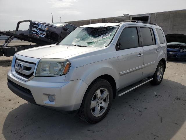 HONDA PILOT EXL 2011 with VIN 5FNYF3H66BB036386 - Photo from auction