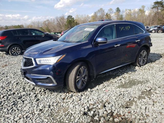 ACURA MDX TECHNO 2017 with VIN 5FRYD4H5XHB005572 - Photo from auction