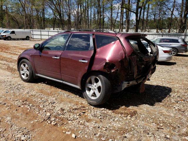 Photo 2 from auction – 2005 NISSAN MURANO SL with VIN JN8AZ08W85W428720