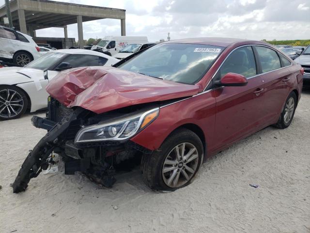 HYUNDAI SONATA SE 2016 with VIN 5NPE24AF7GH421527 - Photo from auction