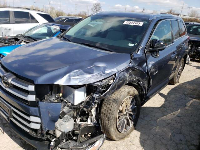TOYOTA HIGHLANDER 2019 with VIN 5TDJZRFH5KS998089 - Photo from auction