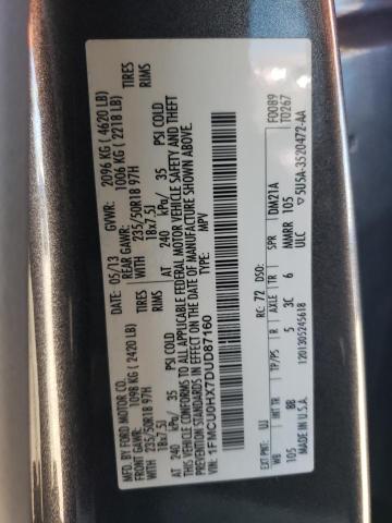 Photo 14 from auction – 2013 FORD ESCAPE SEL with VIN 1FMCU0HX7DUD87160