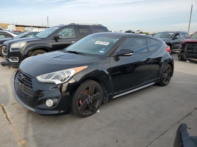 HYUNDAI VELOSTER T 2014 with VIN KMHTC6AE3EU185593 - Photo from auction