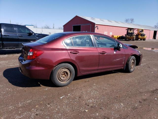 Photo 3 from auction – 2012 HONDA CIVIC LX with VIN 2HGFB2F55CH032690