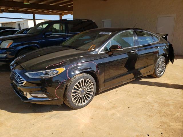 FORD FUSION SE 2017 with VIN 3FA6P0H93HR154566 - Photo from auction