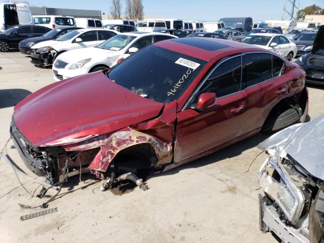 INFINITI Q50 BASE 2015 with VIN JN1BV7AP0FM341756 - Photo from auction