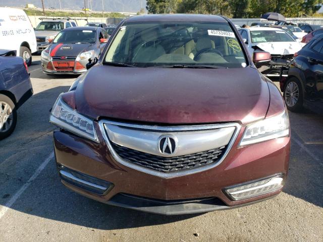 Foto 5 de la subasta – 2015 ACURA MDX TECHNO con VIN 5FRYD4H4XFB022196