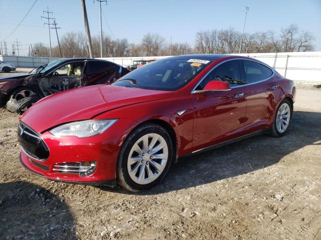 TESLA MODEL S 85 2015 with VIN 5YJSA1H28FF100620 - Photo from auction