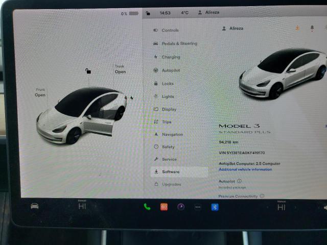 Photo 9 from auction – 2019 TESLA MODEL 3 with VIN 5YJ3E1EA0KF419170