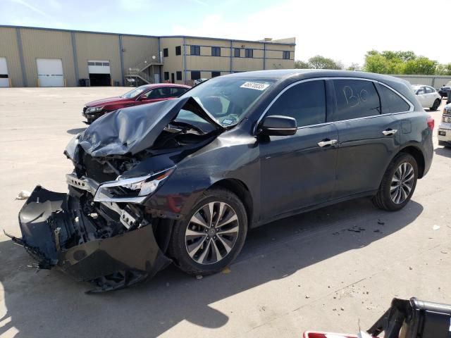 ACURA MDX TECHNO 2015 with VIN 5FRYD3H45FB010340 - Photo from auction