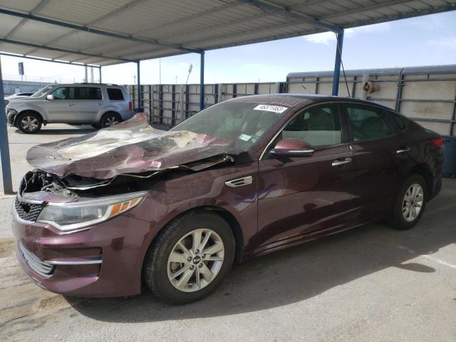 KIA OPTIMA LX 2016 with VIN 5XXGT4L35GG110554 - Photo from auction