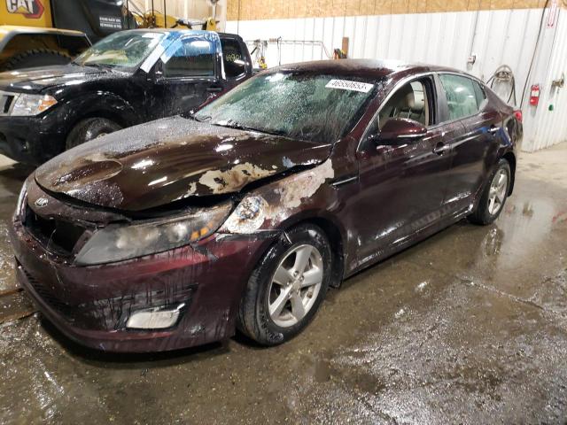 KIA OPTIMA LX 2014 with VIN 5XXGM4A77EG288689 - Photo from auction