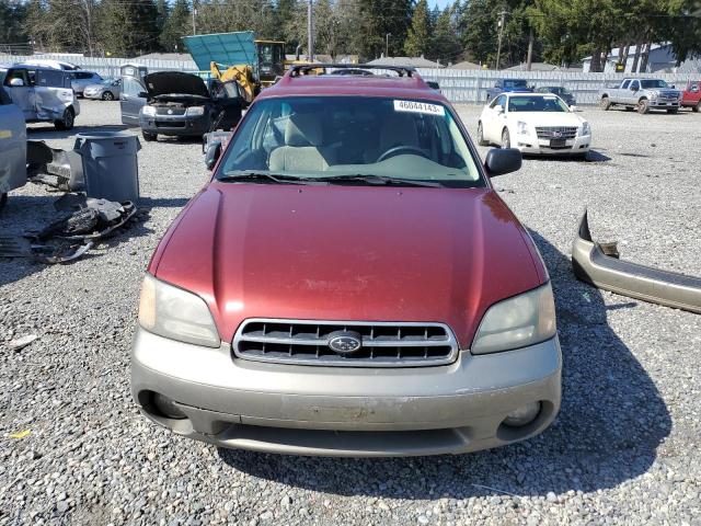 Photo 5 from auction – 2002 SUBARU LEGACY OUT with VIN 4S3BH665627640229