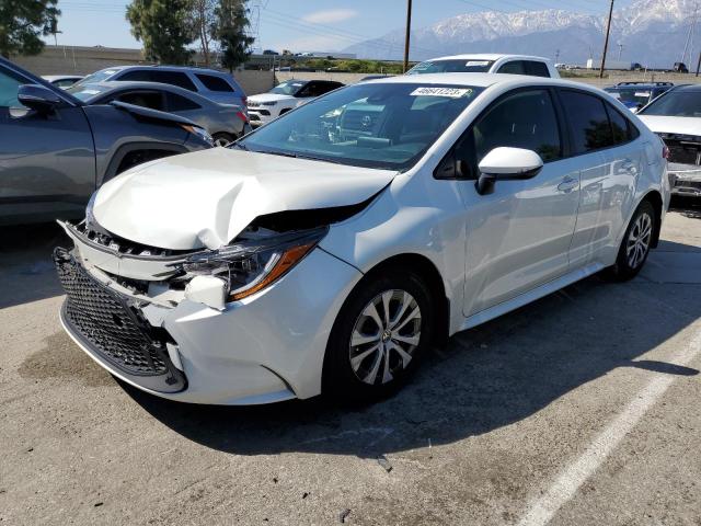 TOYOTA COROLLA LE 2021 with VIN JTDEAMDE6MJ008698 - Photo from auction