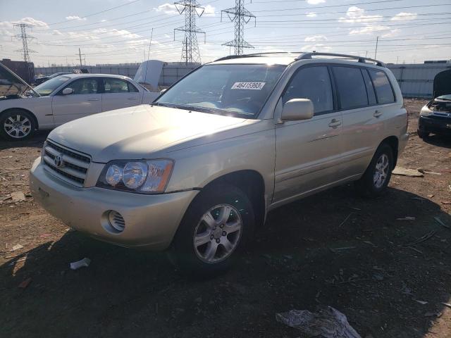 TOYOTA HIGHLANDER 2003 with VIN JTEGF21AX30116774 - Photo from auction