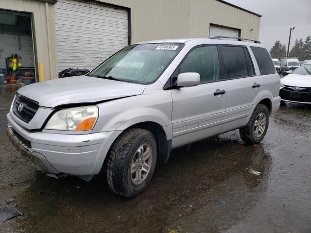 HONDA PILOT EXL 2004 with VIN 2HKYF18764H556315 - Photo from auction