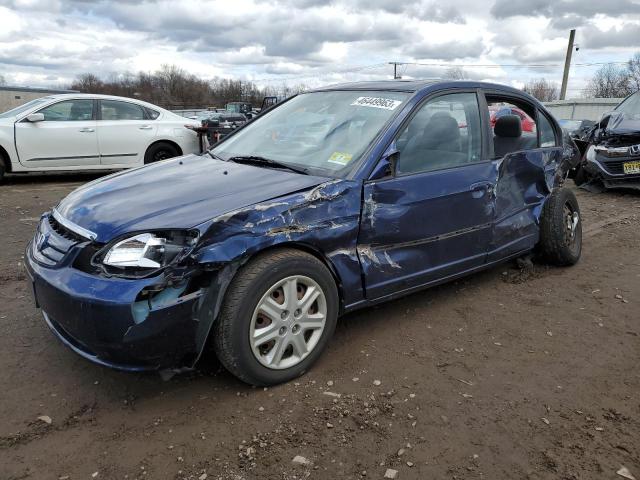 HONDA CIVIC EX 2003 with VIN 2HGES25753H601553 - Photo from auction