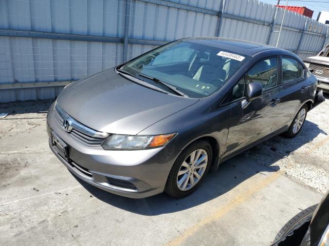 HONDA CIVIC EXL 2012 with VIN 2HGFB2F98CH506554 - Photo from auction